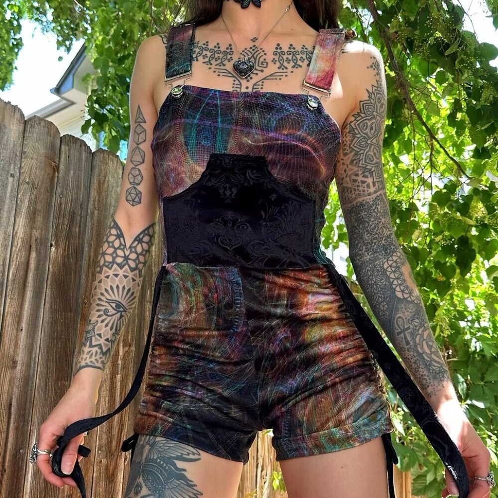 Astral Vision Designs Short Overalls